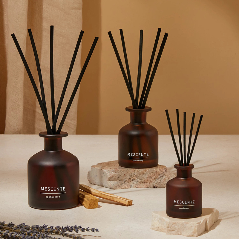 label pribadi mewah tempat lilin kaca bening beraroma wangi dengan penutup