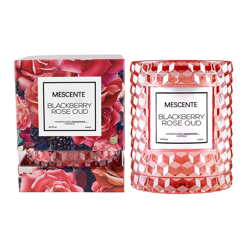 M&Scent Dekorasi Natal Kustom Lilin Ikon Blackberry Rose Oud