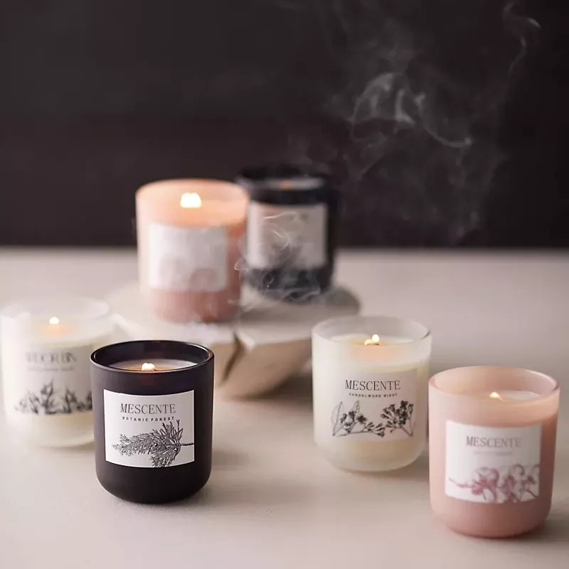 Grosir Private Label Mewah Aromaterapi Kristal Alami Lilin Kedelai Lilin Beraroma Untuk Dekorasi Pernikahan