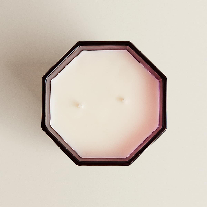 M&Scent Lilin Beraroma Natal Mewah Lilin Aroma Terapi Kedelai dalam Kotak Hadiah Toples Kaca Hitam