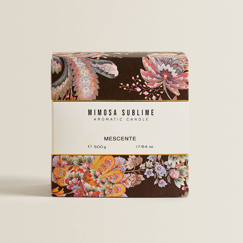 Penjualan Panas Lilin Beraroma Lilin Kedelai Spiritual Label Pribadi Mewah yang disesuaikan Dengan Kotak Hadiah