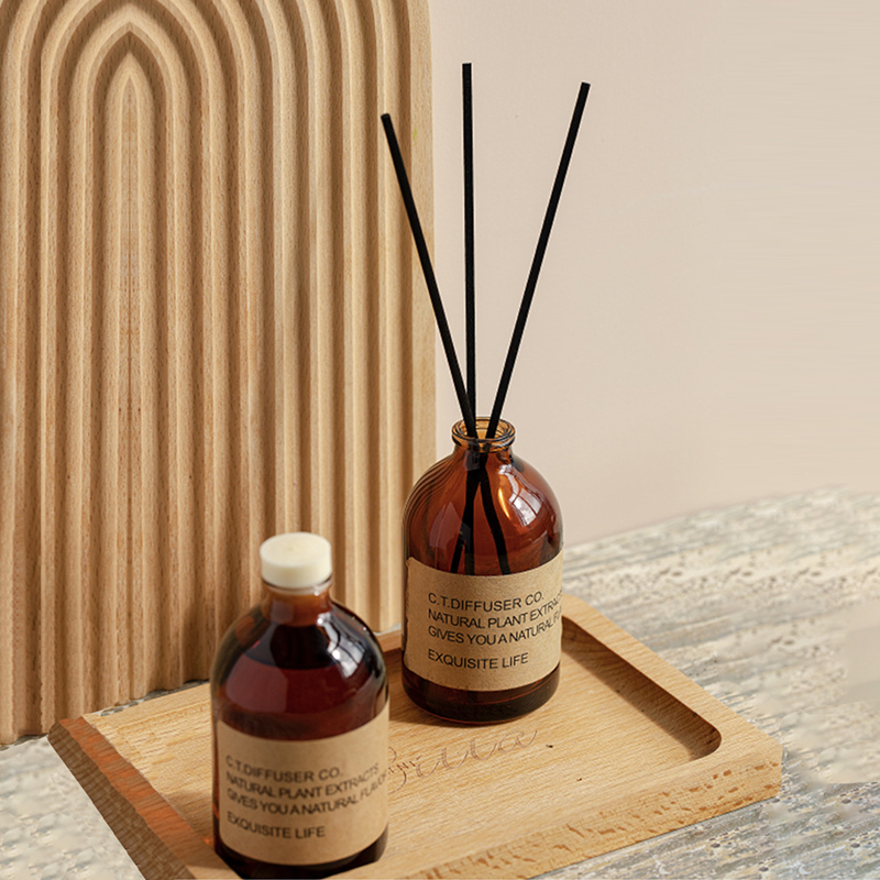 Penyebar buluh rumah dekorasi mewah M&Scent dan set lilin beraroma dengan kemasan kotak