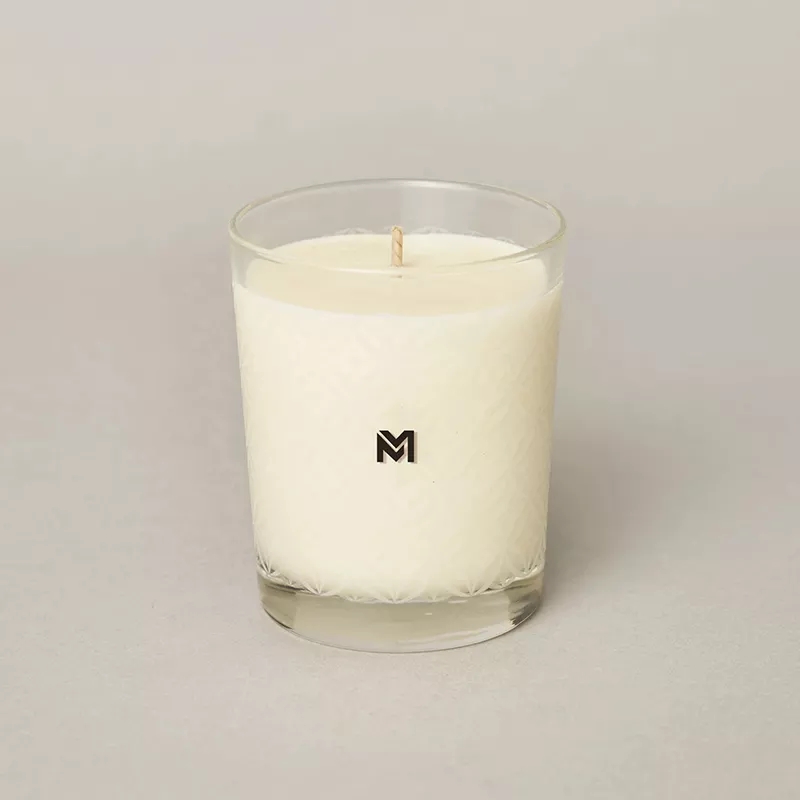 M&Scent Grosir Baju Mewah Custom Label Pribadi Toples Kristal Natal Lilin Kedelai Beraroma Kerzen Dengan Tutup