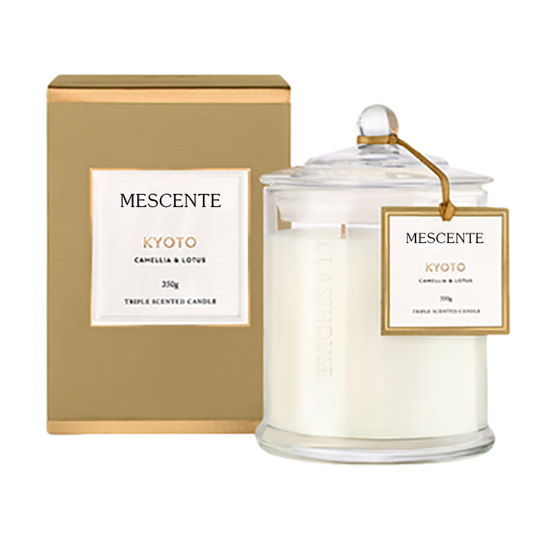 M&Scent Grosir Mewah Kustom Label Pribadi Natal Kubah Toples Lilin Kedelai Beraroma Dengan Tutup