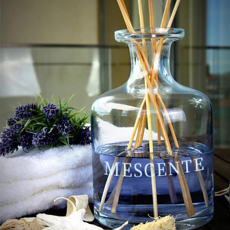 Musim Semi Mewah 400ml Botol Merah Muda Ramah Lingkungan Semen Kulit Abu-abu Magnolia Aroma Bunga Tongkat Reed Diffuser