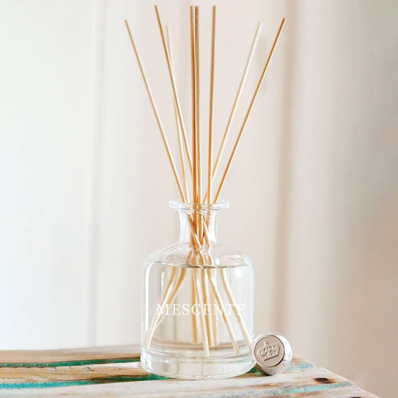 Musim Semi Mewah 400ml Botol Merah Muda Ramah Lingkungan Semen Kulit Abu-abu Magnolia Aroma Bunga Tongkat Reed Diffuser