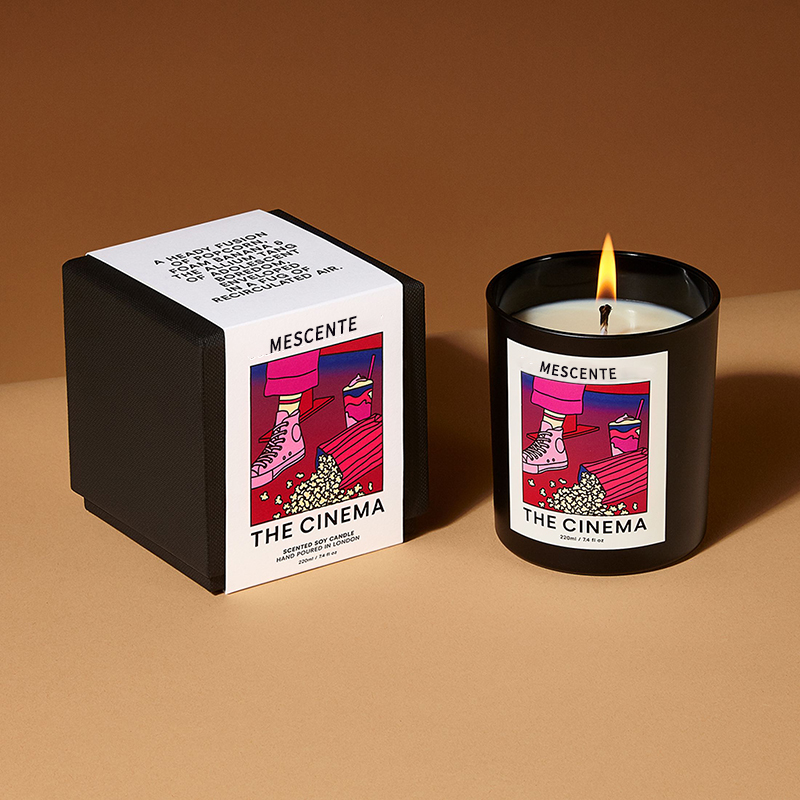 M&Scent Grosir Mewah Kustom Label Pribadi Lilin Lilin Kedelai Aroma Kristal Natal Buatan Tangan
