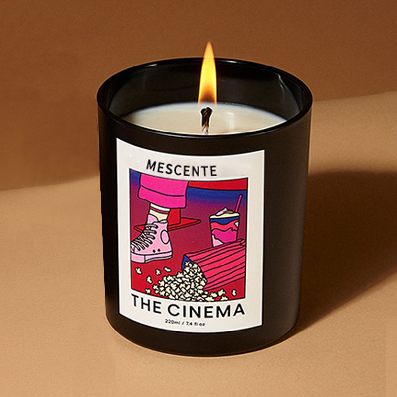 M&Scent Grosir Mewah Kustom Label Pribadi Lilin Lilin Kedelai Aroma Kristal Natal Buatan Tangan