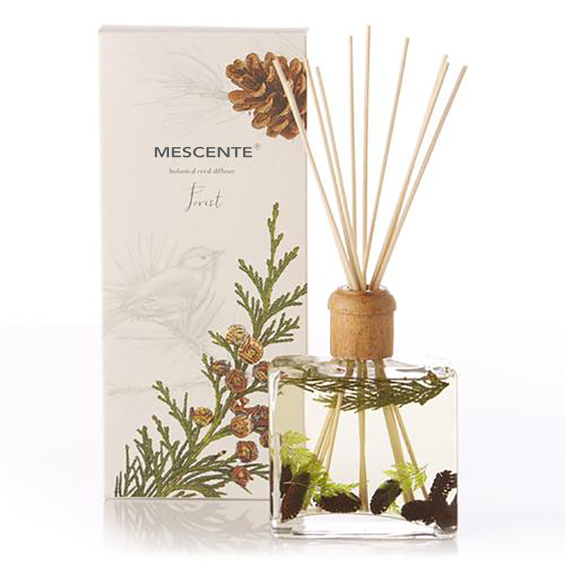 Grosir Kualitas Tinggi Mewah Label Kustom Pribadi Bunga Sola Kayu Aroma Reed Diffuser Dengan Kotak