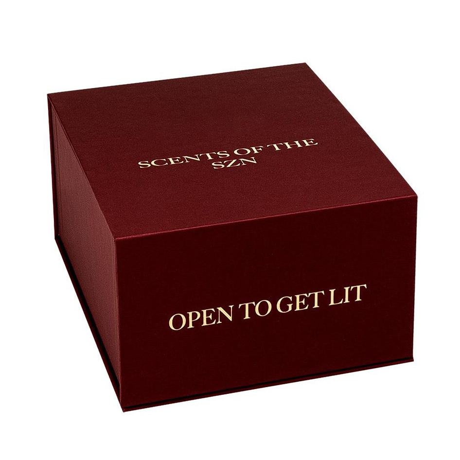 M&Scent set hadiah lilin beraroma aroma dekorasi rumah label pribadi mewah isi 4