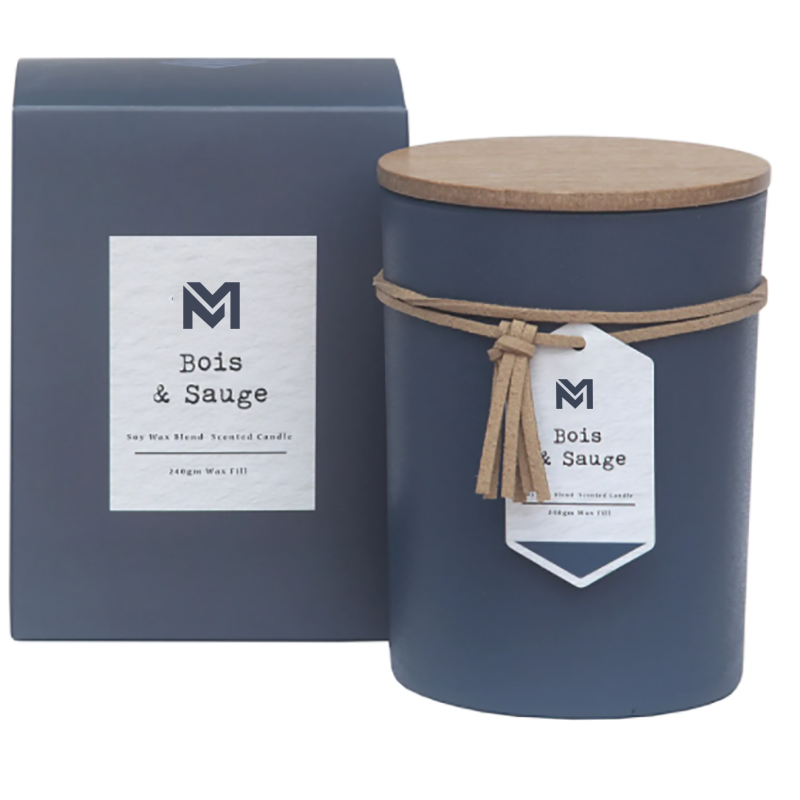 Aroma M&S Grosir Label Pribadi Tutup Kayu Aromaterapi Aroma Lilin Kedelai Hadiah Lilin Set Dalam Toples Kaca