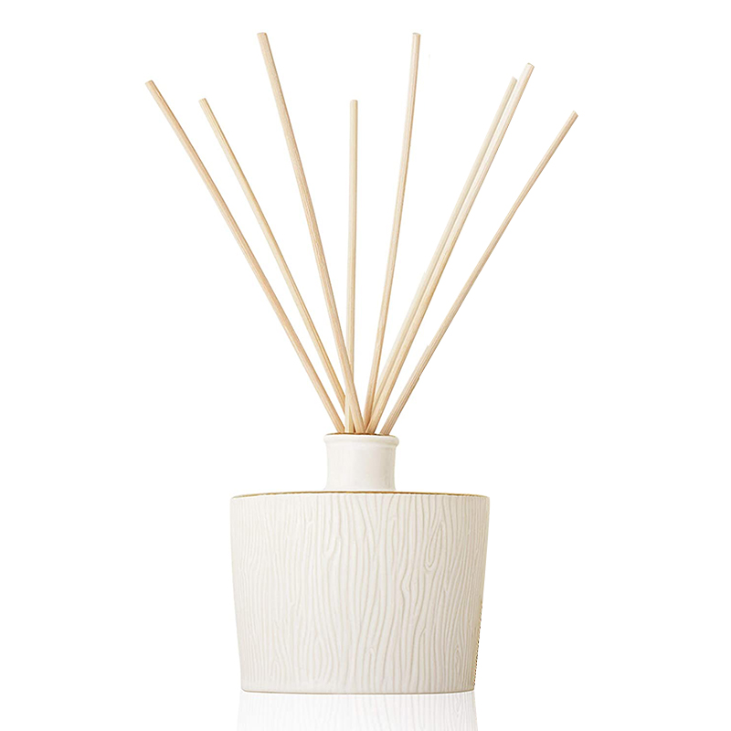 M&Scent Grosir Botol Kaca Mewah Stik Fiber Kayu Bulat Sekrup Aroma Reed Diffuser Gift Set