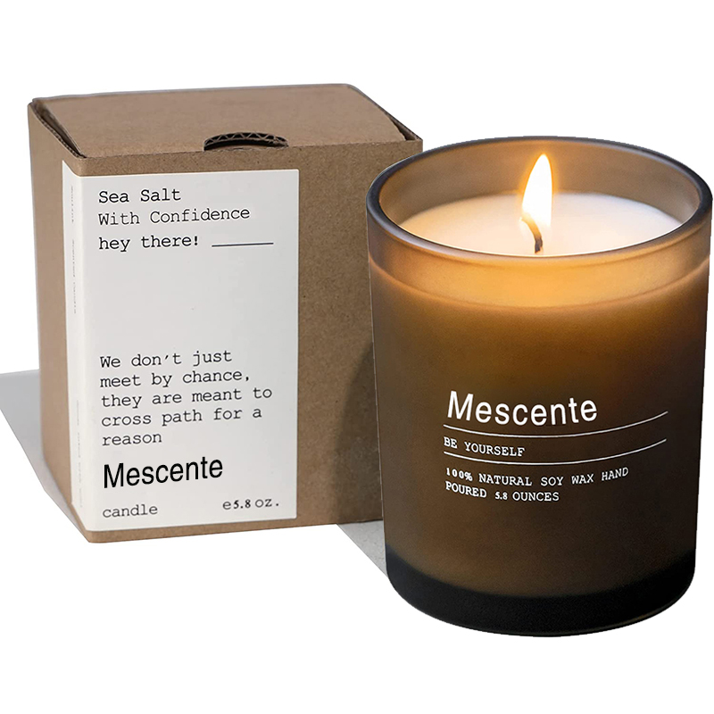 M&Scent Toples Dekorasi Pernikahan Kustom Lilin Beraroma Melati & Ylang Ylang dengan Label dalam Jumlah Besar