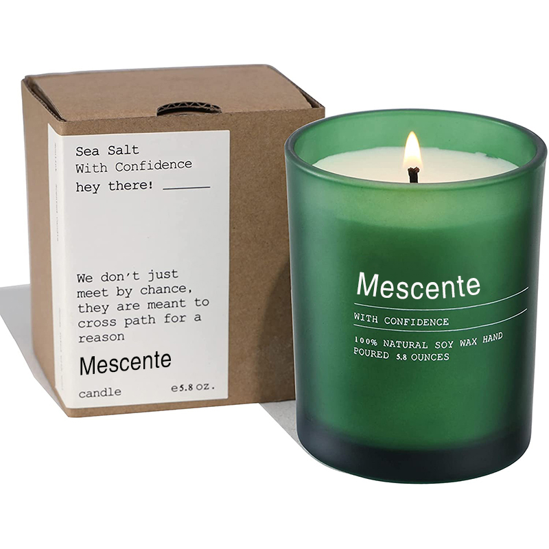 M&Scent Toples Dekorasi Pernikahan Kustom Lilin Beraroma Melati & Ylang Ylang dengan Label dalam Jumlah Besar