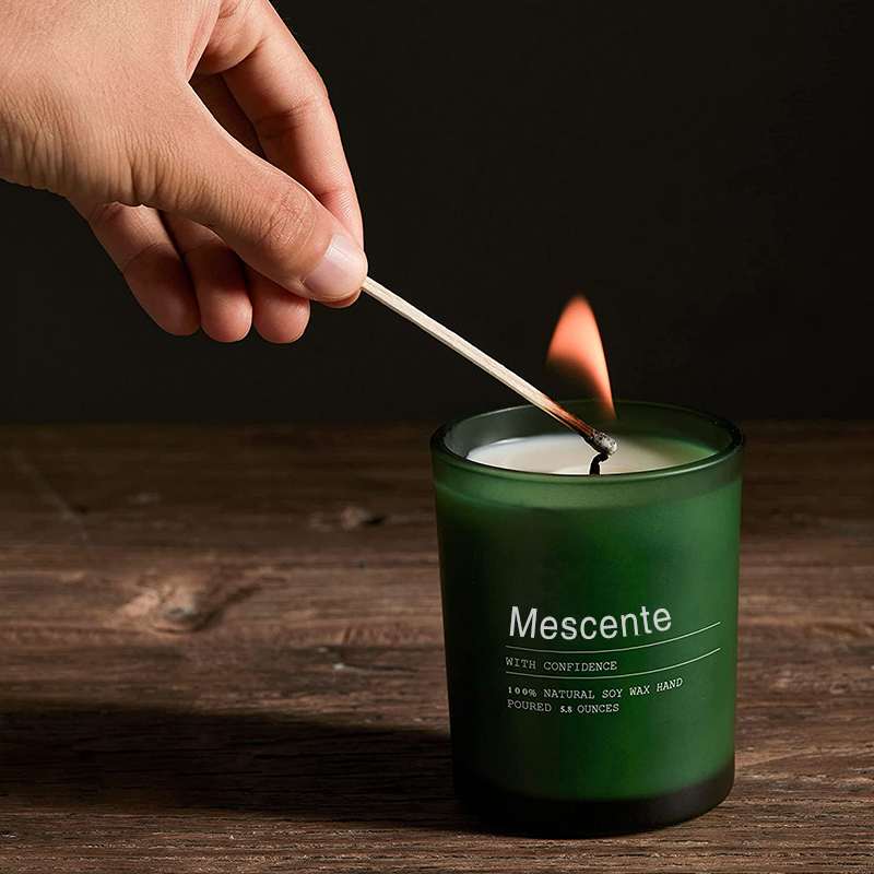 M&Scent Toples Dekorasi Pernikahan Kustom Lilin Beraroma Melati & Ylang Ylang dengan Label dalam Jumlah Besar