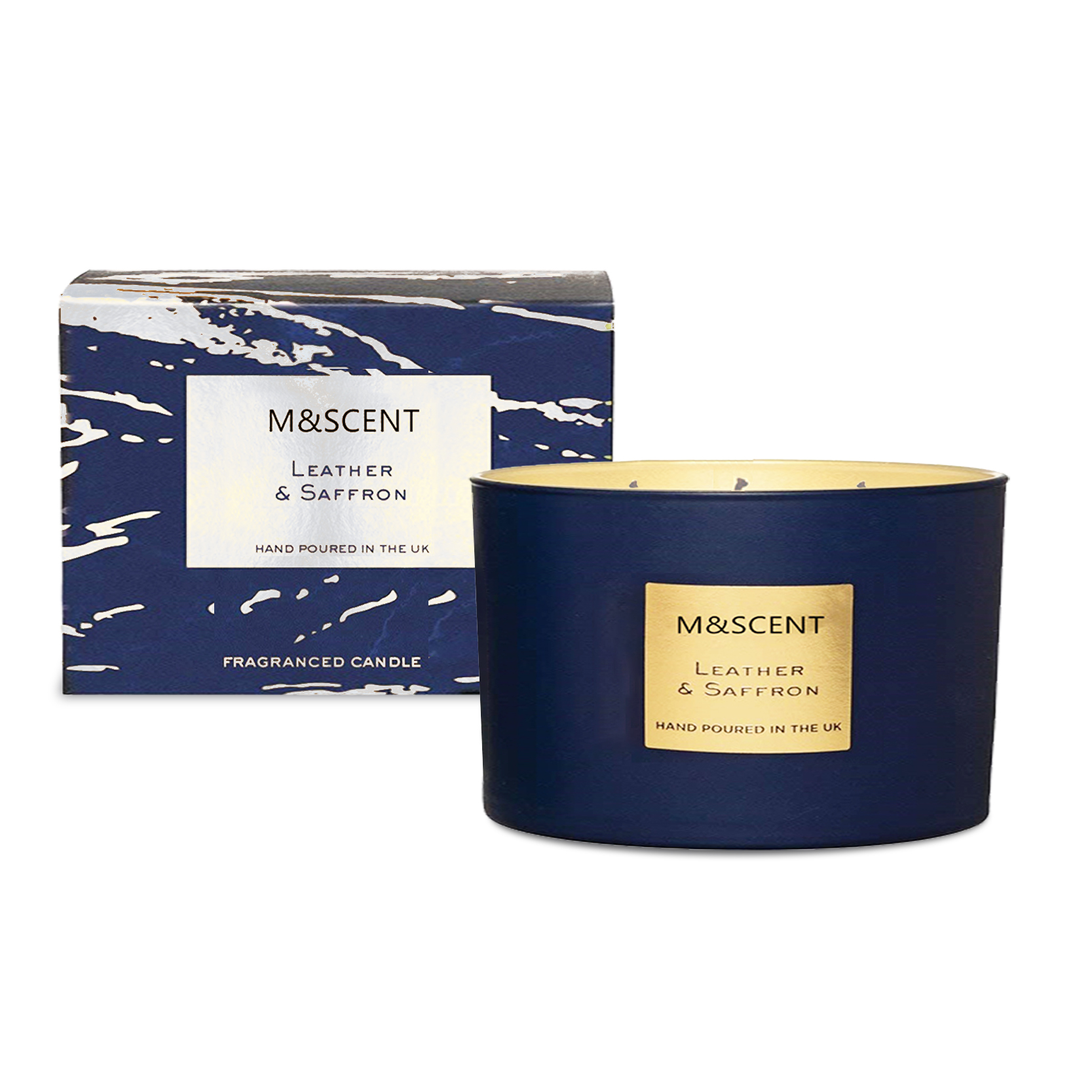M&Scent grosir dekoratif aromaterapi 3 sumbu set hadiah lilin kelapa beraroma