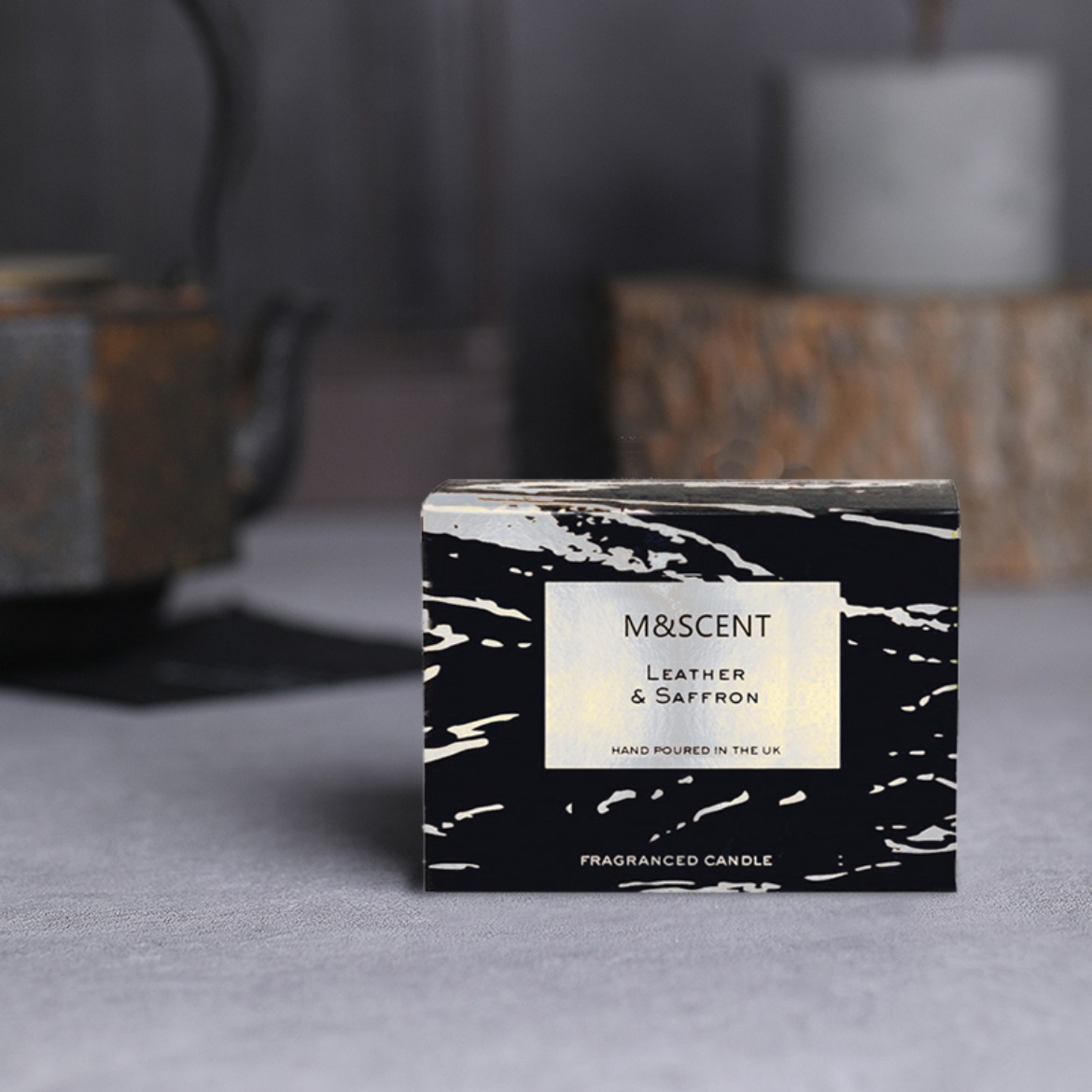 M&Scent grosir dekoratif aromaterapi 3 sumbu set hadiah lilin kelapa beraroma