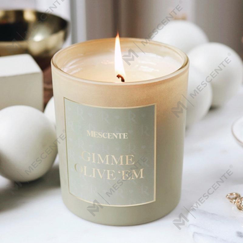 M&Scent Grosir Baru Mewah Kustom Label Pribadi Stoples Kristal Natal Lilin Kedelai Beraroma Kerzen Dengan Tutup
