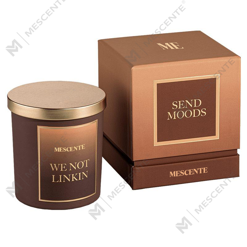 M&Scent Grosir Baru Mewah Kustom Label Pribadi Stoples Kristal Natal Lilin Kedelai Beraroma Kerzen Dengan Tutup
