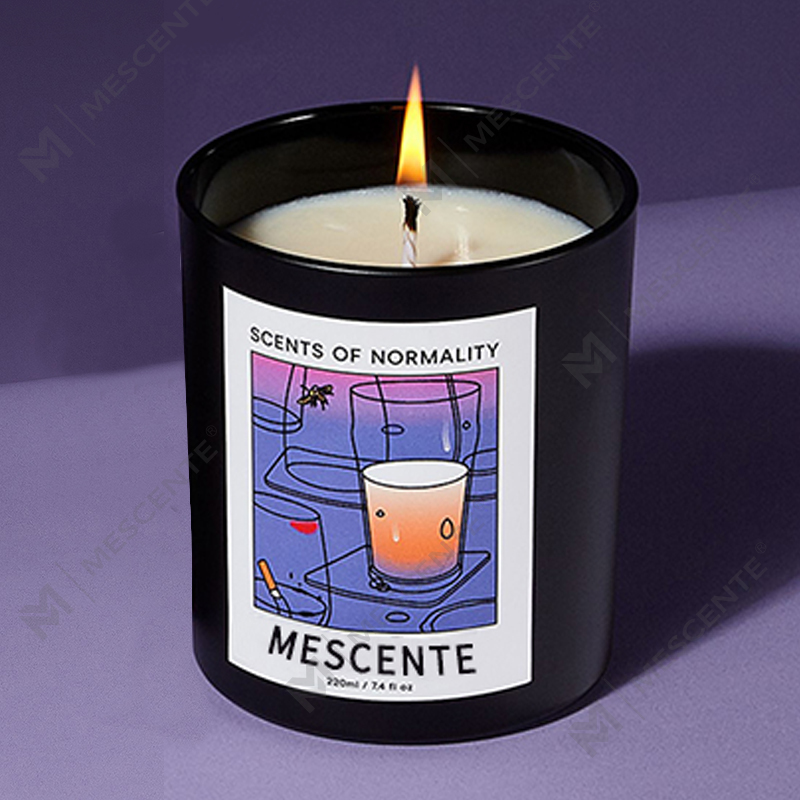 M&Scent Grosir Mewah Kustom Label Pribadi Lilin Lilin Kedelai Aroma Kristal Natal Buatan Tangan