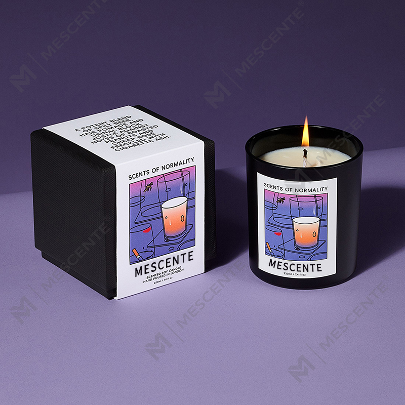 M&Scent Grosir Mewah Kustom Label Pribadi Lilin Lilin Kedelai Aroma Kristal Natal Buatan Tangan