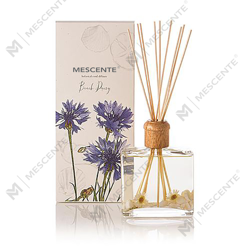 Grosir Kualitas Tinggi Mewah Kustom Label Pribadi Bunga Sola Kayu Aroma Reed Diffuser Dengan Kotak