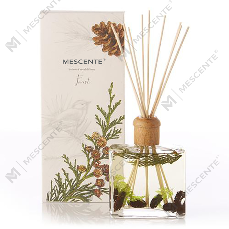 Grosir Kualitas Tinggi Mewah Kustom Label Pribadi Bunga Sola Kayu Aroma Reed Diffuser Dengan Kotak