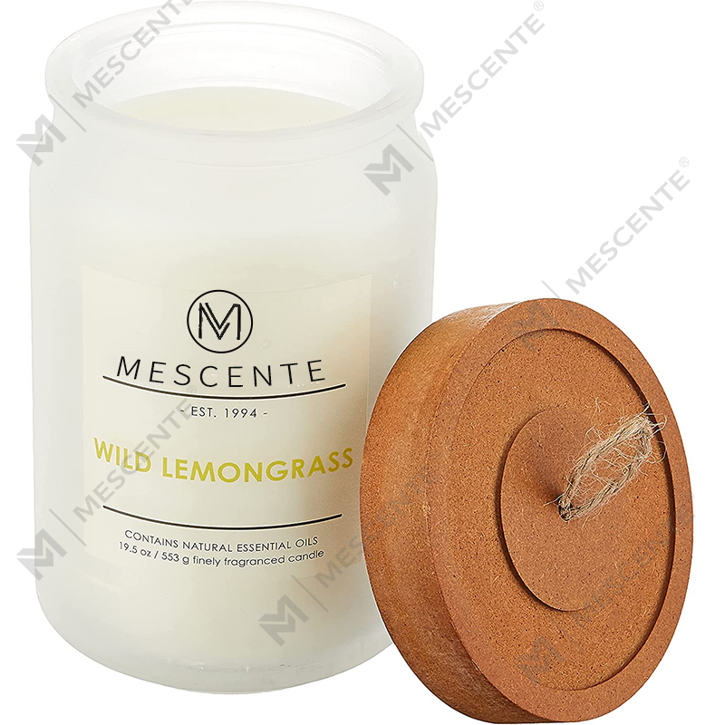 M&Scent Grosir Tempat Kaca Label Pribadi Kustom Lilin Beraroma Dengan Kristal Dalam Jumlah Besar