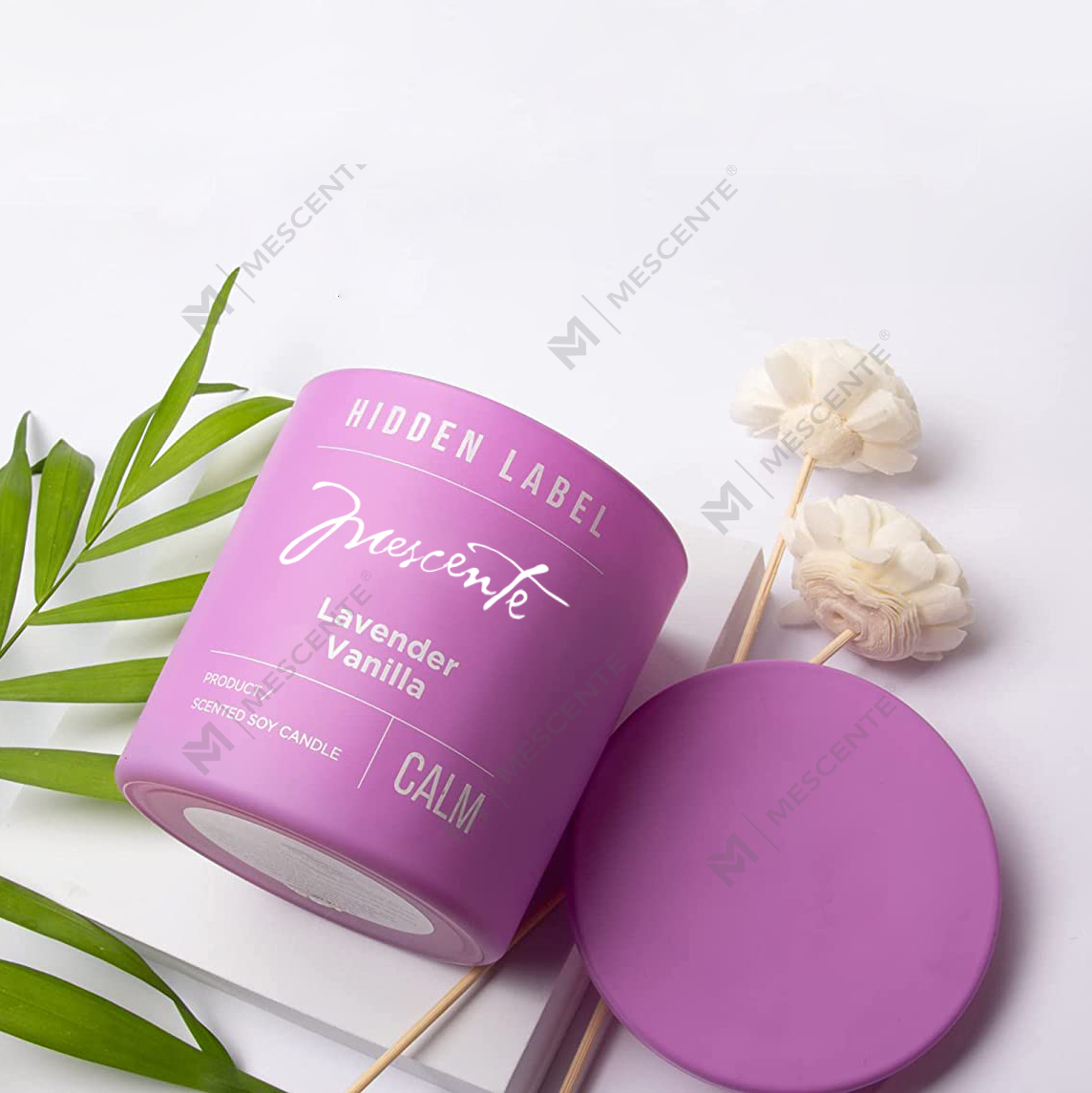 M&Scent Grosir Mewah Label Pribadi Stoples Hitam Lilin Lilin Kedelai Beraroma Dengan Kristal