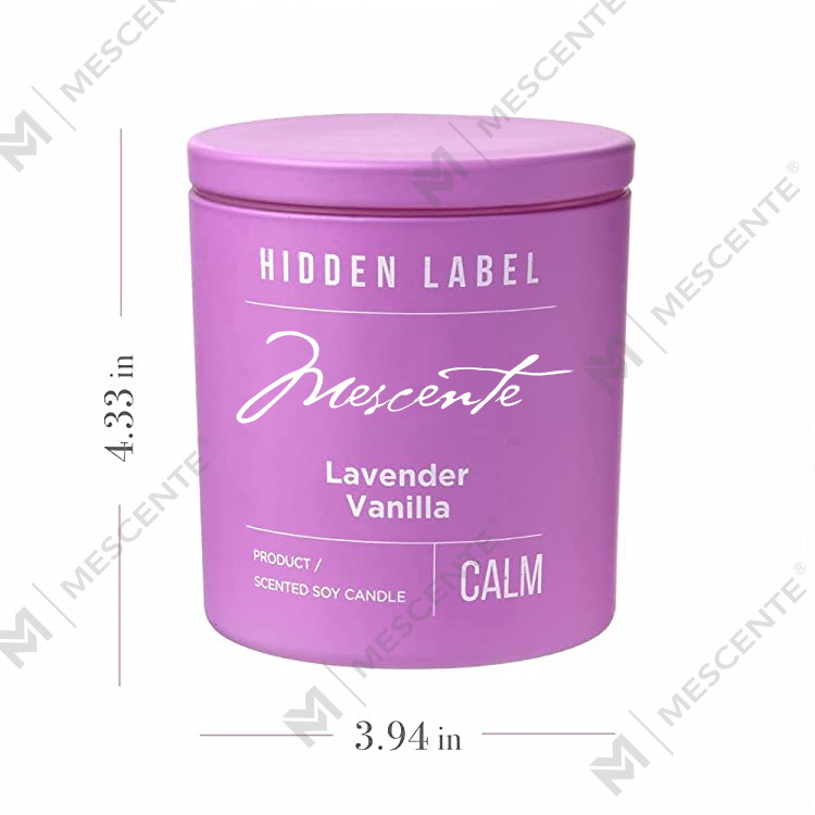 M&Scent Grosir Mewah Label Pribadi Stoples Hitam Lilin Lilin Kedelai Beraroma Dengan Kristal