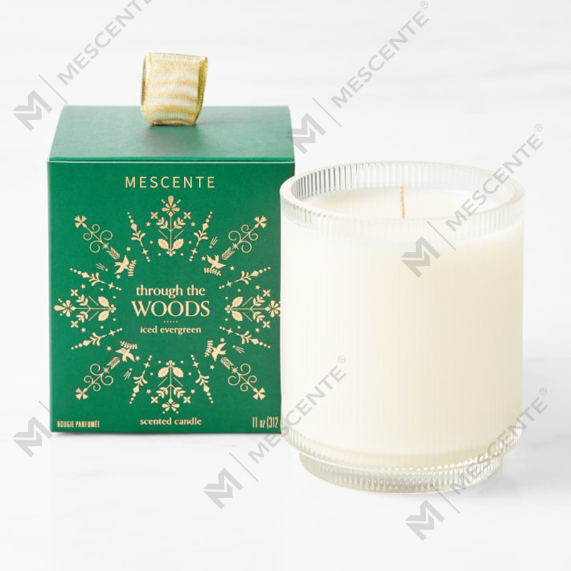 M&Scent Logo Buatan Khusus Lilin Kedelai Beraroma Kejernihan Organik Buatan Sendiri Label Pribadi Dalam Toples Kaca