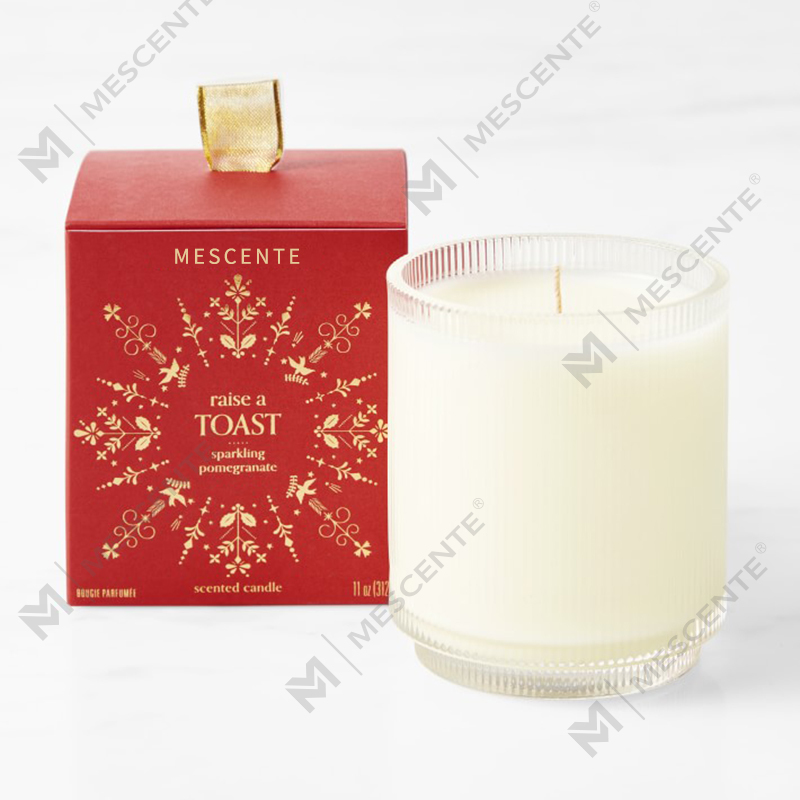 M&Scent Logo Buatan Khusus Lilin Kedelai Beraroma Kejernihan Organik Buatan Sendiri Label Pribadi Dalam Toples Kaca