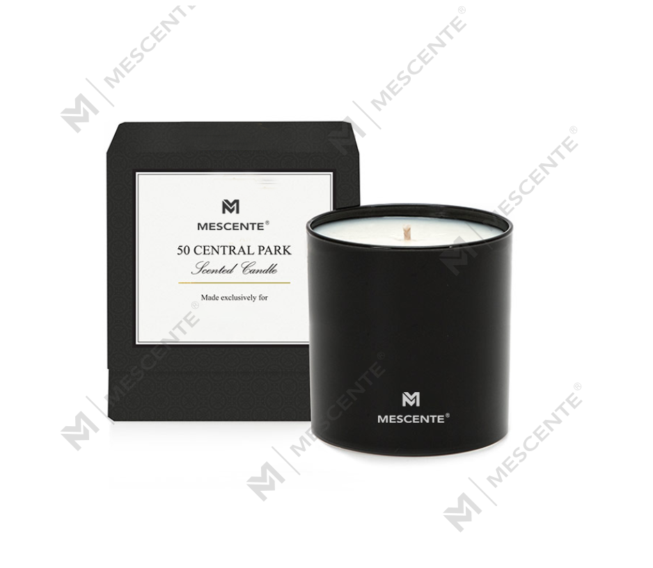 Aroma M&S Grosir Mewah Label Pribadi Lilin Aromaterapi Pria Krom 22 Oz Dengan Kristal Di Dalamnya