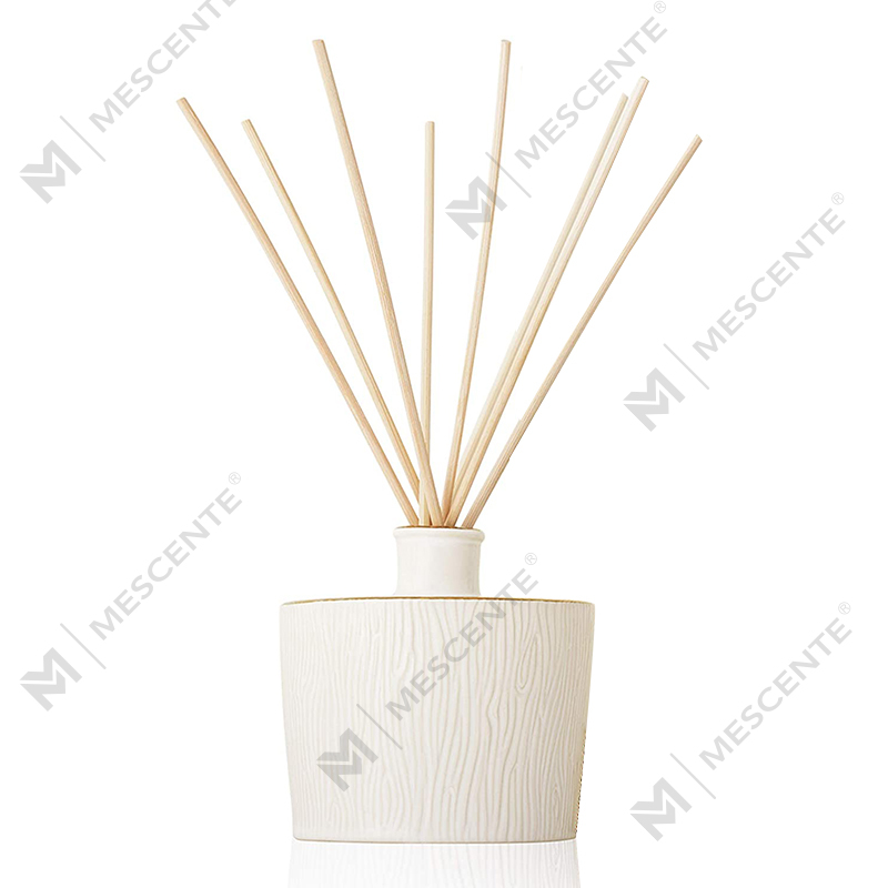 M&Scent Grosir Botol Kaca Mewah Stik Fiber Kayu Bulat Sekrup Aroma Reed Diffuser Gift Set