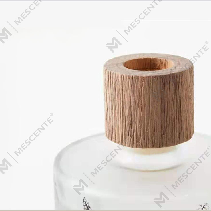 M&Scent Grosir Mewah Kustom Dekoratif Kaca Amber Tanpa Api Diffuser Aroma Bunga Transparan Unik