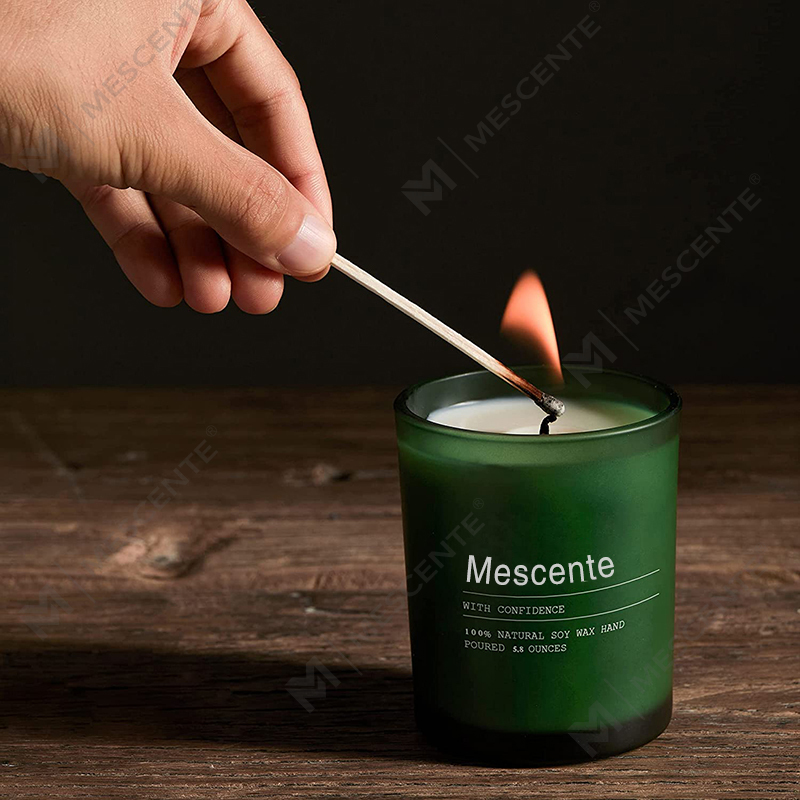 M&Scent Toples Dekorasi Pernikahan Kustom Lilin Beraroma Melati & Ylang Ylang dengan Label dalam Jumlah Besar