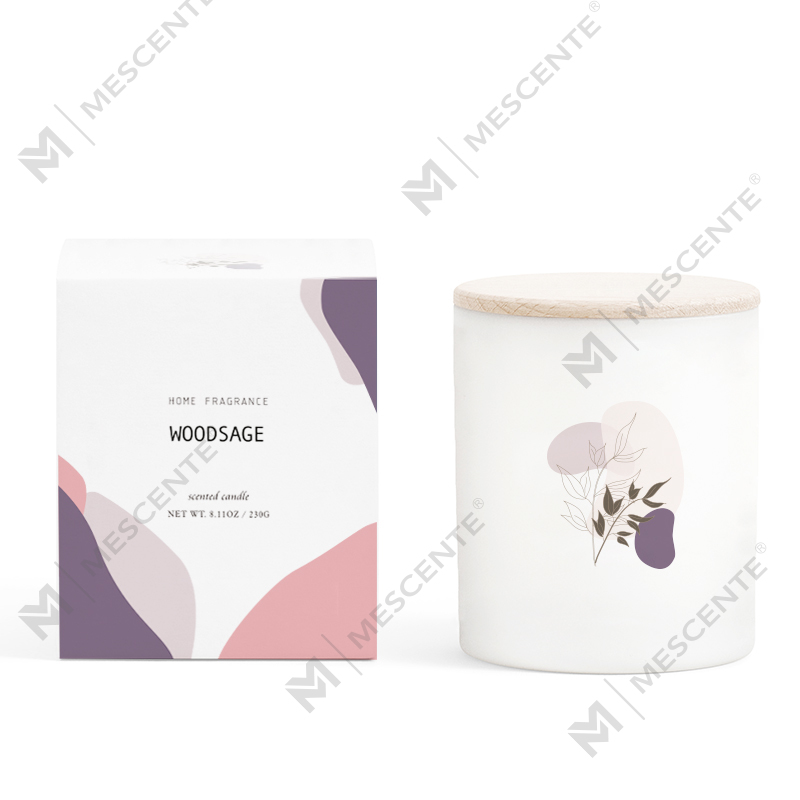 M&Scent grosir mewah buatan tangan label pribadi lilin lilin parafin Palm baru