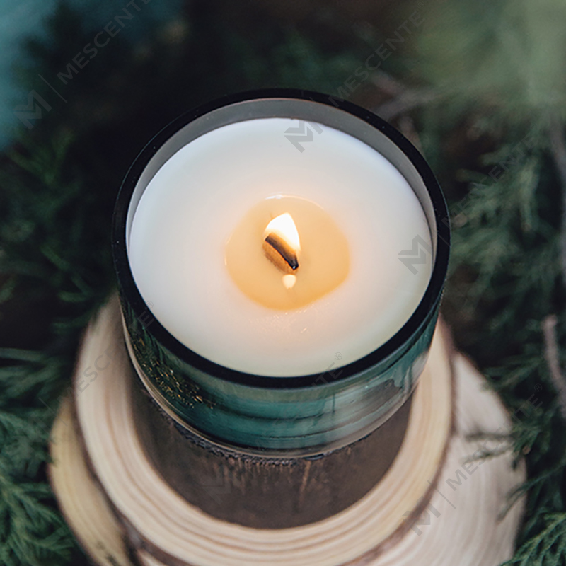 Stoples kaca khusus M&Scent pesanan massal lilin lilin kedelai beraroma dengan kristal