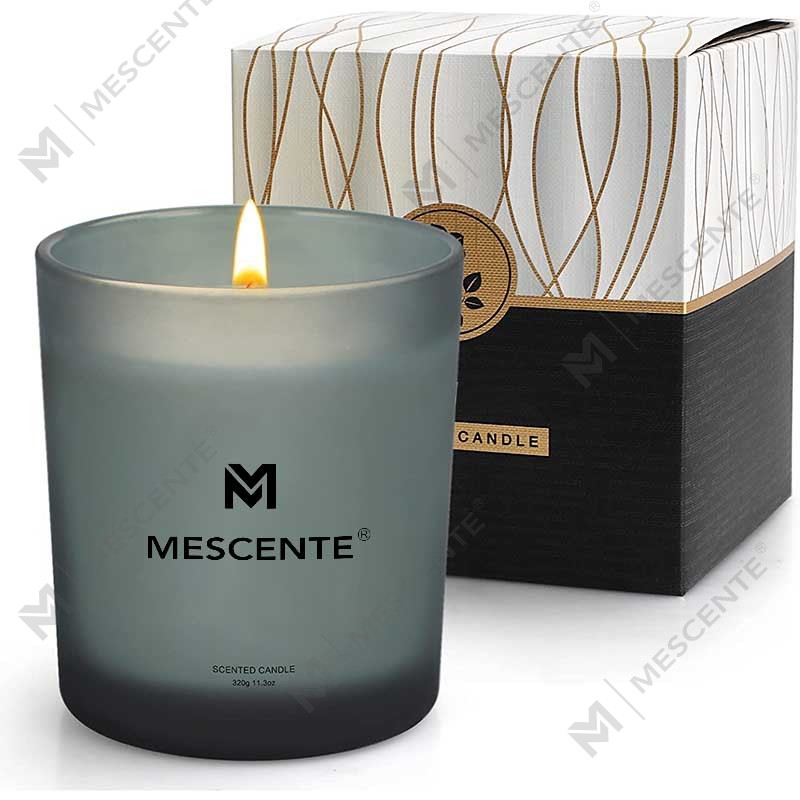 M&Scent Grosir Kustom Mewah Terlaris Label Pribadi Lilin Beraroma Lilin Kedelai Lavender Sumbu