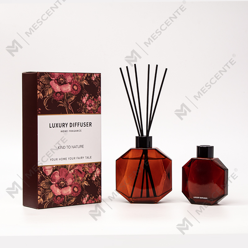 M&Scent Grosir Mewah Kustom Mini Botol Minyak Diffuser Buluh Aromaterapi dengan Kotak Hadiah