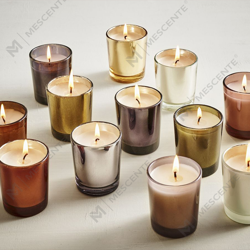 M&Scent Toples Kustom Mewah Lilin Lilin Kedelai Beraroma Natal Wangi Rumah dengan Tutup