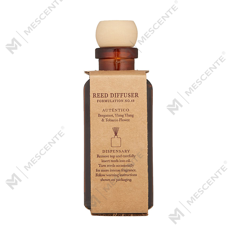 M&Scent Mewah Kustom Botol Kaca Rose Gold Besar Bunga Label Pribadi Diffuser Buluh Cair Dengan Kotak Hadiah