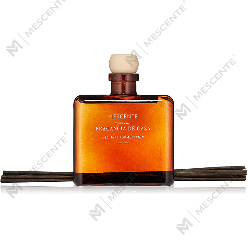 M&Scent Mewah Kustom Botol Kaca Rose Gold Besar Bunga Label Pribadi Diffuser Buluh Cair Dengan Kotak Hadiah