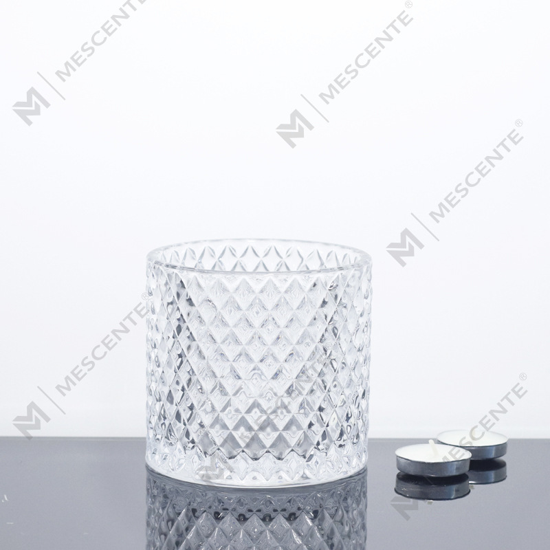 M&Scent Stoples Lilin Merah Muda 3 Sumbu Besar Dengan Tutup Dalam Jumlah Besar, Toples Lilin Keramik Untuk Pembuatan Lilin