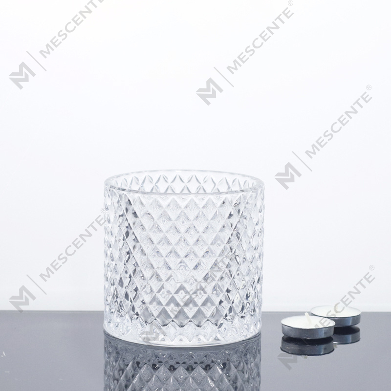 M&Scent Stoples Lilin Merah Muda 3 Sumbu Besar Dengan Tutup Dalam Jumlah Besar, Toples Lilin Keramik Untuk Pembuatan Lilin