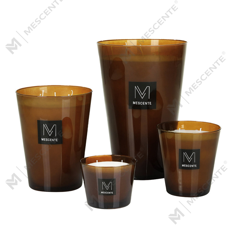 M&Scent Lilin Lilin Kedelai Sumbu Kayu Aromaterapi Label Pribadi Mewah, Kit Pembuatan Lilin Diy