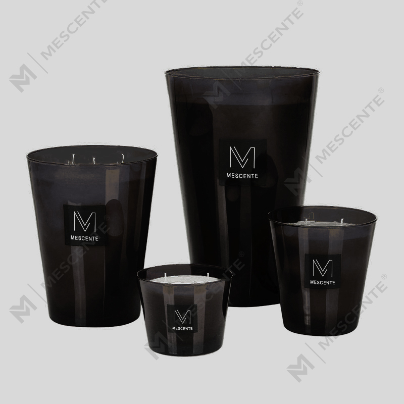 M&Scent Lilin Lilin Kedelai Sumbu Kayu Aromaterapi Label Pribadi Mewah, Kit Pembuatan Lilin Diy