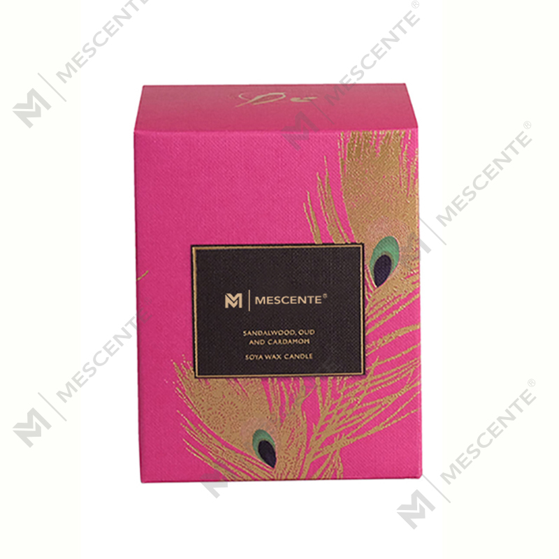 Label Pribadi Lilin Sumbu Kayu Hitam yang Dipersonalisasi Beraroma Mewah Dengan Kristal