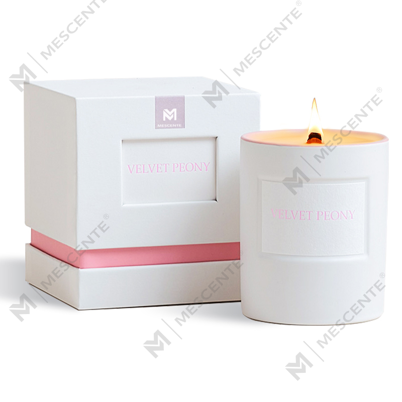 M&Scent grosir stoples kaca wewangian rumah mewah kustom lilin lilin kedelai beraroma
