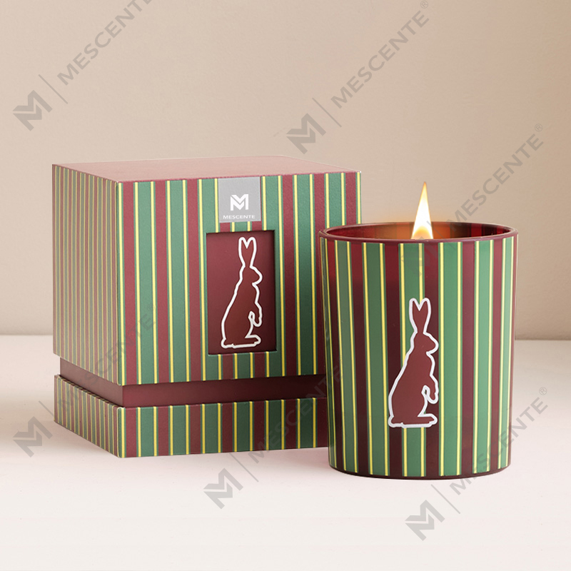 M&Scent grosir stoples kaca wewangian rumah mewah kustom lilin lilin kedelai beraroma